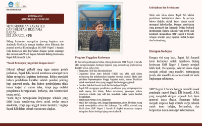 KESISWAAN SMP NEGERI 1 SURADE